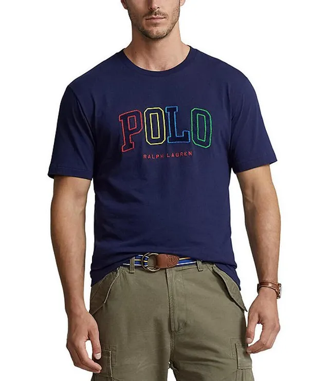 Polo Ralph Lauren Men's Big & Tall Logo-Anchor Jersey T-Shirt