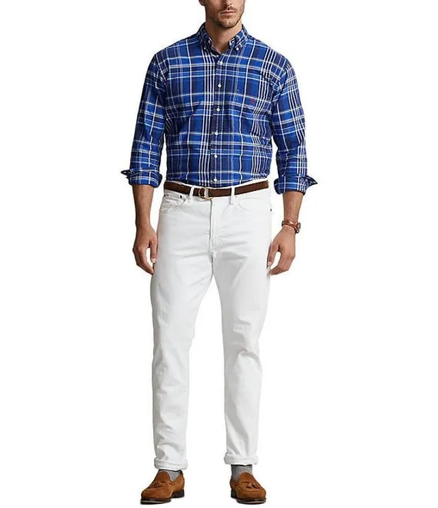 Polo Ralph Lauren Big & Tall Gingham Oxford Long-Sleeve Woven