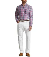 Polo Ralph Lauren Big & Tall Classic-Fit Performance Stretch Plaid Oxford Long Sleeve Woven Shirt