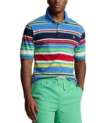 Polo Ralph Lauren Big & Tall Classic Fit Stripe Mesh Short Sleeve Shirt