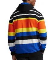 Polo Ralph Lauren Big & Tall Logo Striped Long Sleeve Fleece Hoodie