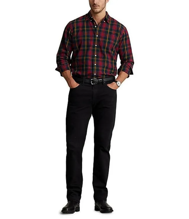 Polo Ralph Lauren Big & Tall Plaid Oxford Long Sleeve Woven Shirt