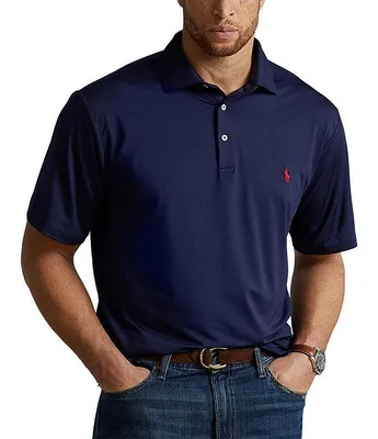 Polo Ralph Lauren Big & Tall Performance Stretch Short-Sleeve Shirt