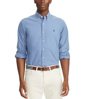 Polo Ralph Lauren Big & Tall Solid Garment-Dye Oxford Long Sleeve Woven  Shirt, Dillard's