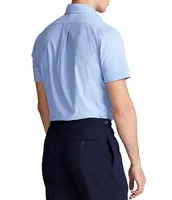 Polo Ralph Lauren Big & Tall Twill Performance Stretch Short-Sleeve Woven Shirt