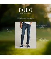 Polo Ralph Lauren Big Boys 8-20 Eldridge Modern Skinny Fit Stretch Jeans