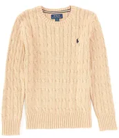 Polo Ralph Lauren Big Boys 8-20 Long Sleeve Cable Knit Sweater