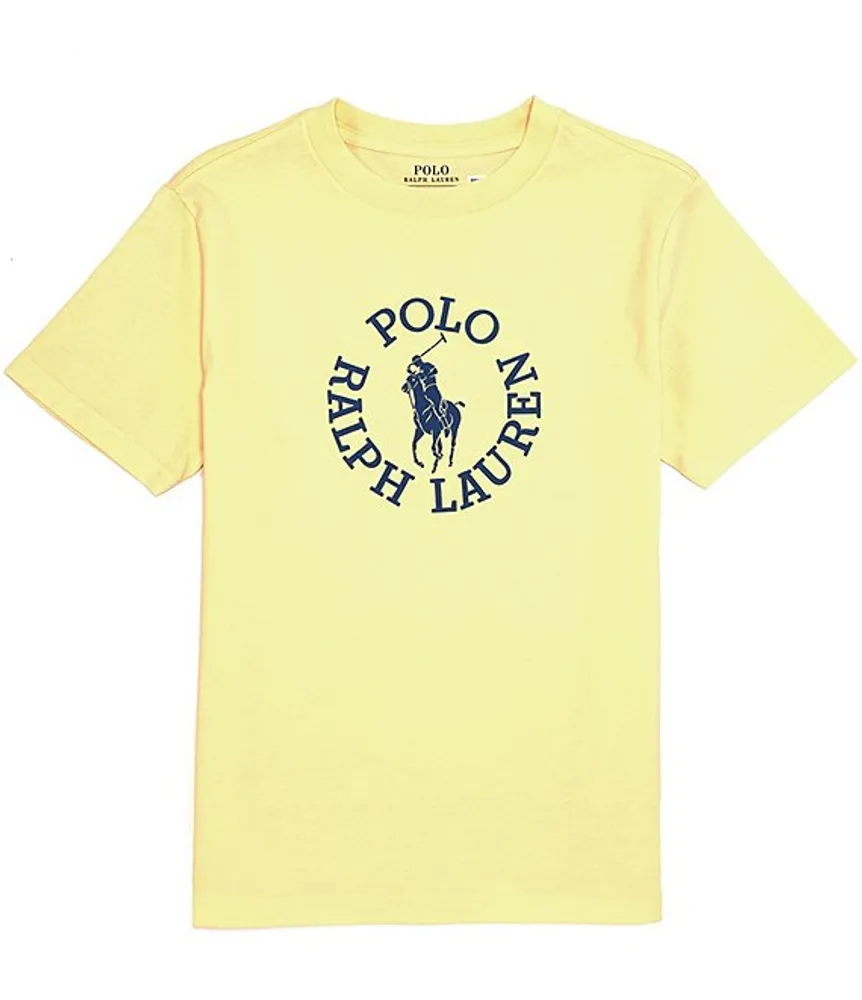 Ralph Lauren Boys Yellow Logo T-Shirt