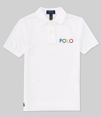 Polo Ralph Lauren Big Boys 8-20 Short Sleeve Ombre Logo Mesh Shirt