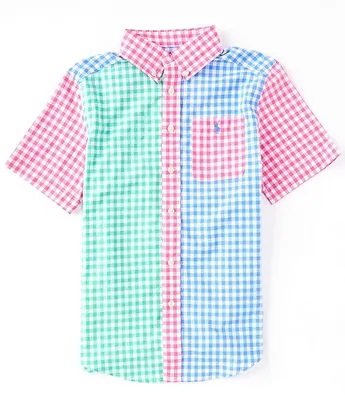 Polo Ralph Lauren Big Boys 8-20 Short Sleeve Poplin Fun Shirt
