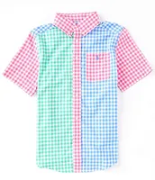 Polo Ralph Lauren Big Boys 8-20 Short Sleeve Poplin Fun Shirt