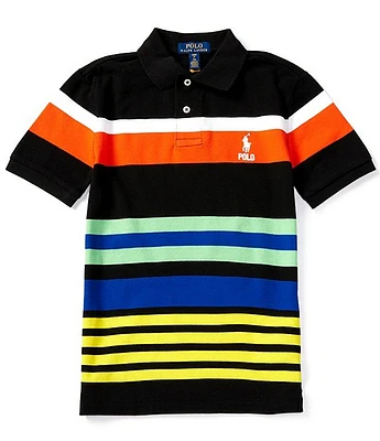 Polo Ralph Lauren Big Boys 8-20 Short Sleeve Striped Mesh Shirt
