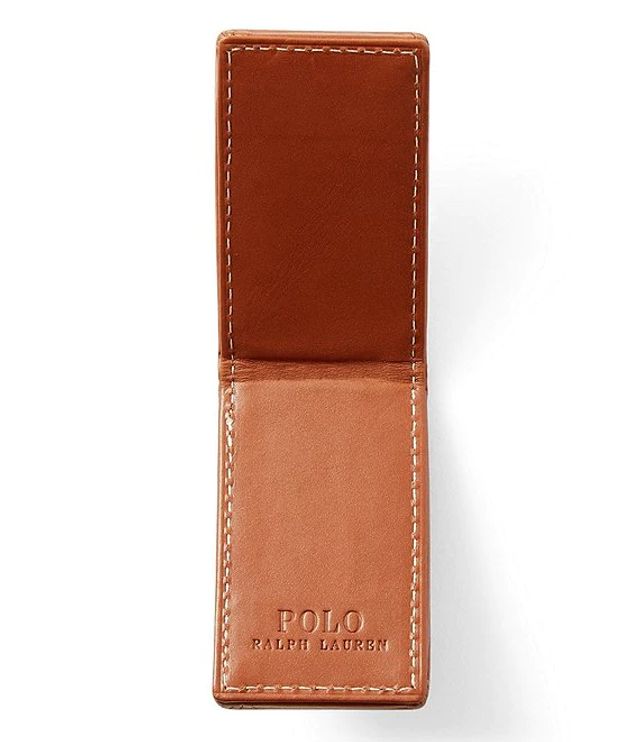 Polo Ralph Lauren Burnished Leather Money Clip | Alexandria Mall