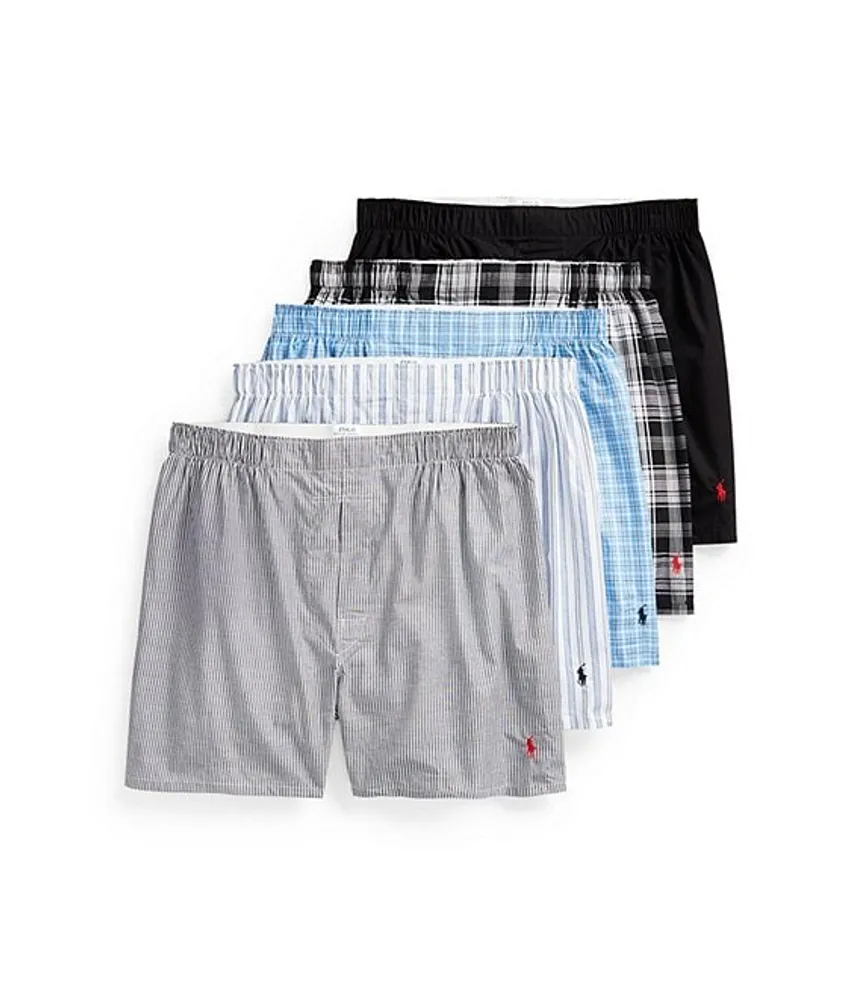 Polo Ralph Lauren Classic Cotton Assorted Boxer 5-Pack