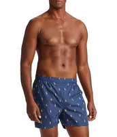 Polo Ralph Lauren Classic Cotton Woven Assorted Boxers 5-Pack