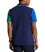 Polo Ralph Lauren Classic Fit Color Block Mesh Short Sleeve Shirt