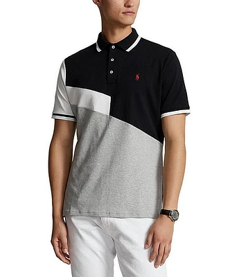 Polo Ralph Lauren Classic-Fit Color Block Soft Cotton Short-Sleeve Shirt
