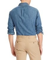 Polo Ralph Lauren Classic-Fit Solid Denim Shirt