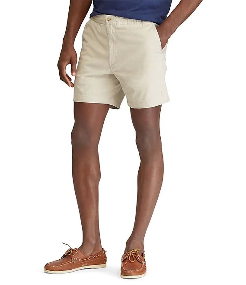 doorgaan supermarkt sofa Polo Ralph Lauren Classic-Fit Flat-Front Stretch Prepster 6" Inseam Chino  Shorts | The Shops at Willow Bend