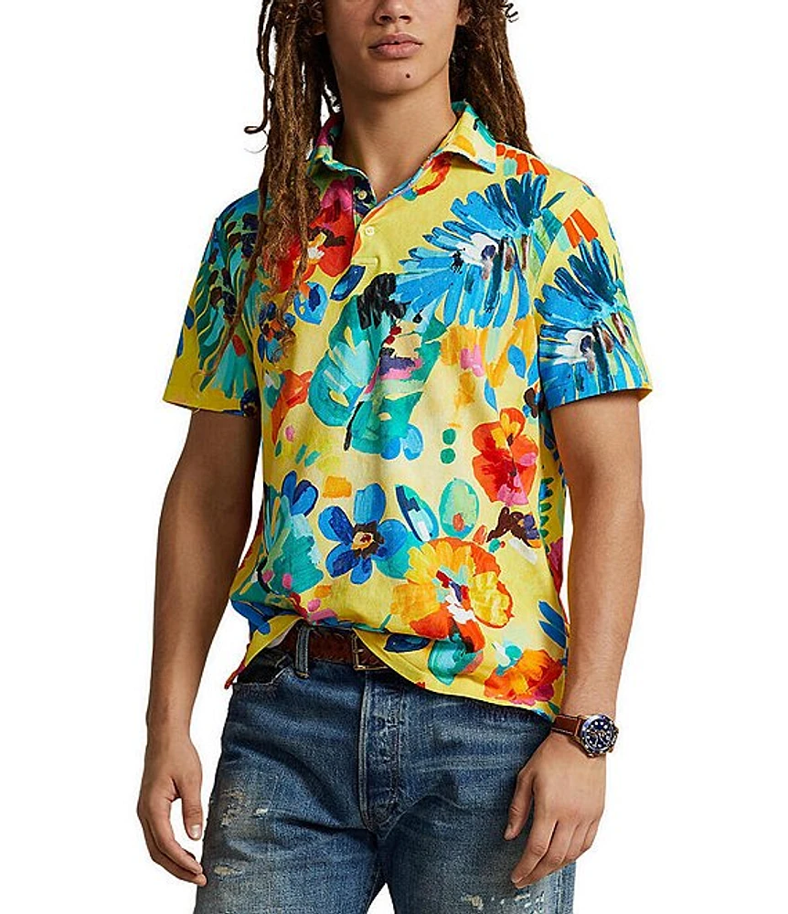 Polo Ralph Lauren Classic-Fit Floral Mesh Shirt