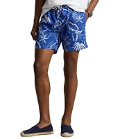 Polo Ralph Lauren Classic Fit Hoffman Tropical Floral Printed 5.75#double; Inseam Swim Trunks