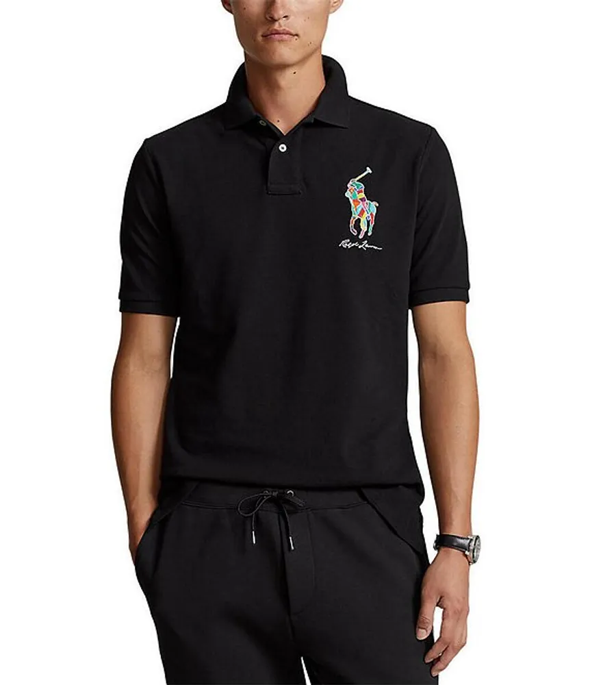 Men Polo Ralph Lauren BIG PONY Mesh Polo Shirt - S M - CLASSIC FIT