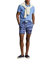 Polo Ralph Lauren Classic Fit Palm Island 7.25#double; Inseam Swim Trunks