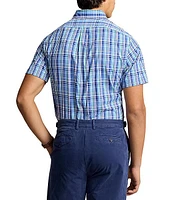 Polo Ralph Lauren Classic Fit Performance Short Sleeve Plaid Shirt