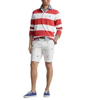 Polo Ralph Lauren Classic-Fit Stretch Embroidered 9.25#double; Inseam Shorts