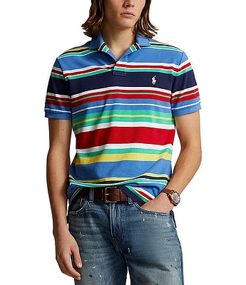 Polo Ralph Lauren Classic Fit Stripe Mesh Short Sleeve Shirt