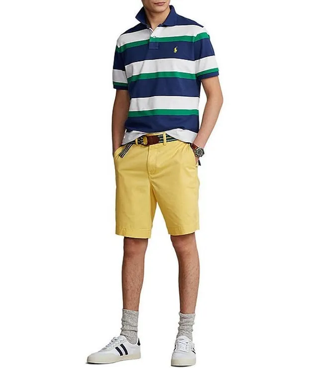 Polo Ralph Lauren Classic-Fit Stripe Short-Sleeve Mesh Polo Shirt