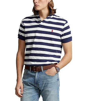 Polo Ralph Lauren Classic Fit Striped Mesh Short Sleeve Shirt