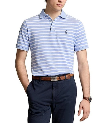 Polo Ralph Lauren Classic Fit Striped Oxford Mesh Short Sleeve Shirt