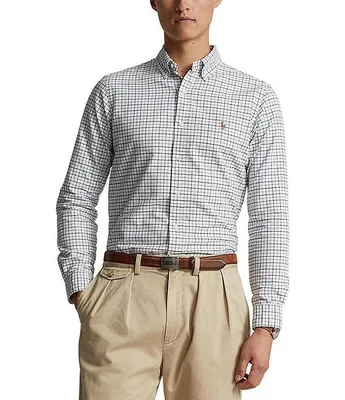 Polo Ralph Lauren Classic-Fit Tattersall Oxford Short Sleeve Woven Shirt