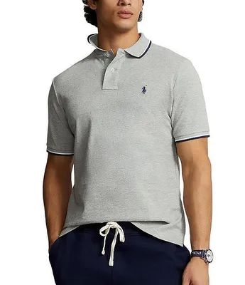 Polo Ralph Lauren Classic Fit Tipped Mesh Short Sleeve Shirt