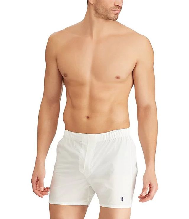 Polo Ralph Lauren Classic Fit Woven Boxer Briefs 3-Pack | Alexandria Mall