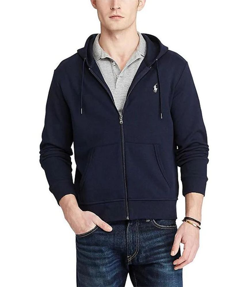 Polo Ralph Lauren Double-Knit Full-Zip Hoodie | Alexandria Mall