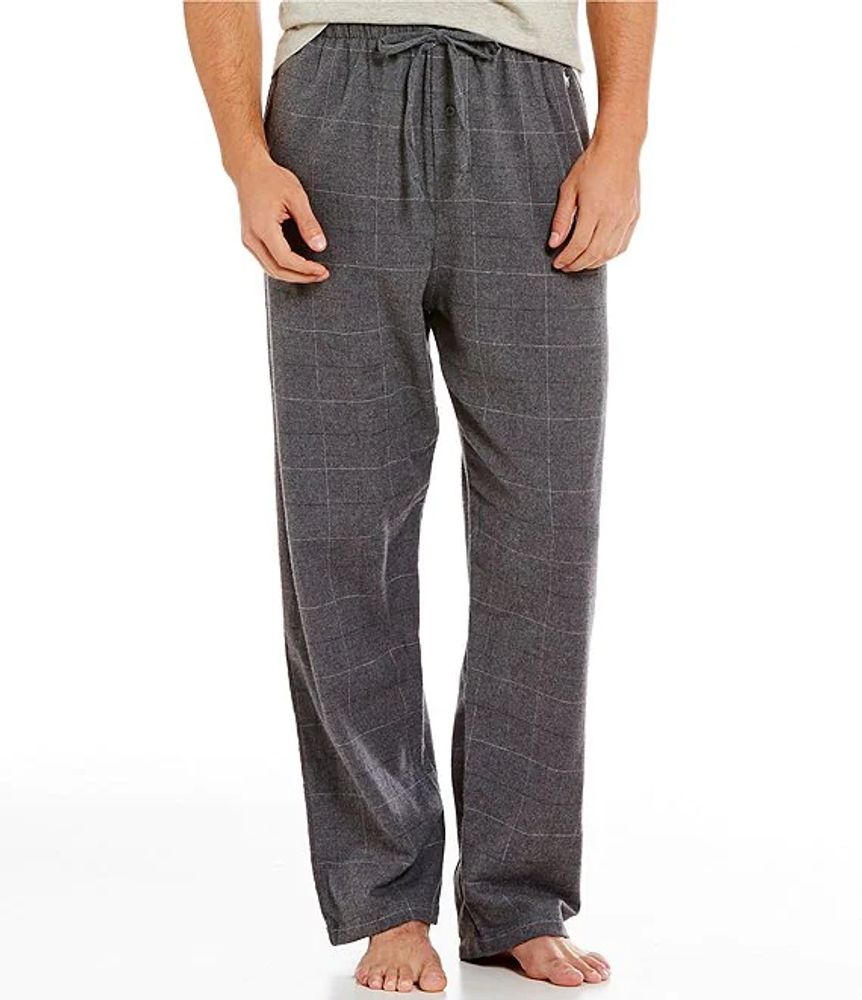 Polo Ralph Lauren Flannel Windowpane Pajama Pants | Brazos Mall