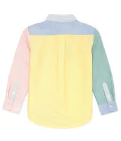 Polo Ralph Lauren Little Boys 2T-7 Long Sleeve Oxford Fun Shirt