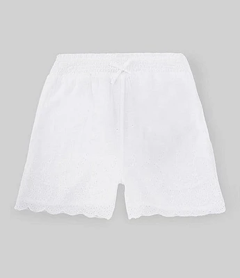 Polo Ralph Lauren Little Girls 2T-6X Eyelet-Embroidered Voile Shorts