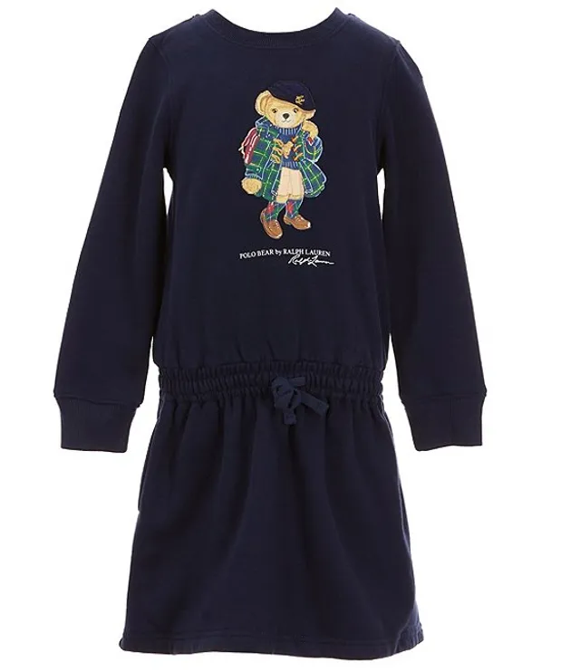 Polo Ralph Lauren Little Girls 2T-6X Long Sleeve Logo Fleece