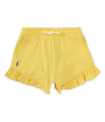 Polo Ralph Lauren Little Girls 2T-6X Ruffled Stretch Mesh Shorts