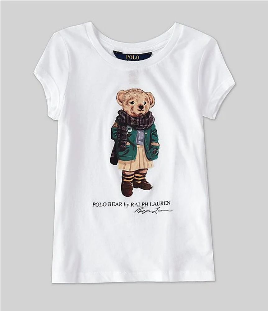 prinsesse hensigt vaccination Polo Ralph Lauren Little Girls 2T-6X Short-Sleeve Cardigan Polo Bear Tee |  Green Tree Mall