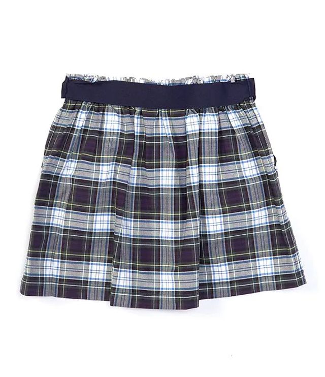 Polo Ralph Lauren Big Girls 7-16 Tartan Plaid Oxford Skirt | Alexandria Mall
