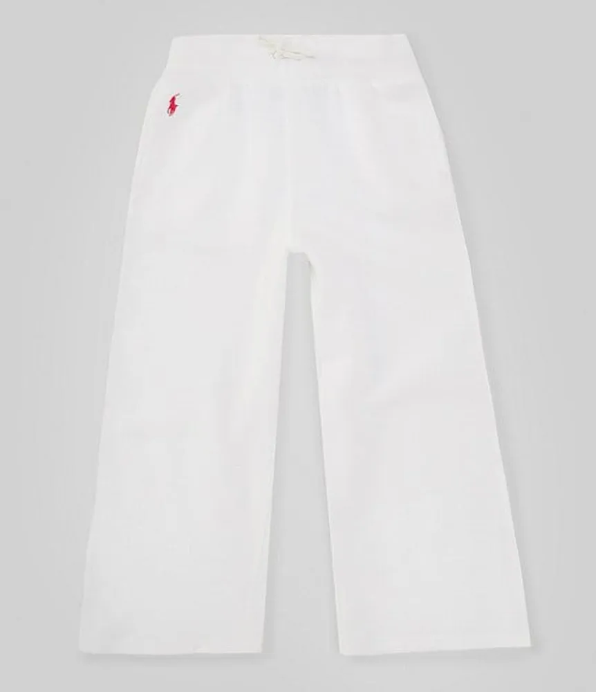 Polo Ralph Lauren Little Girls 2T-6X Wide-Leg Fleece Sweatpants