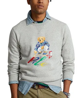 Polo Ralph Lauren Paint Bear Fleece Sweatshirt
