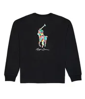 Polo Ralph Lauren Relaxed Fit Big Pony Jersey Long Sleeve T-Shirt