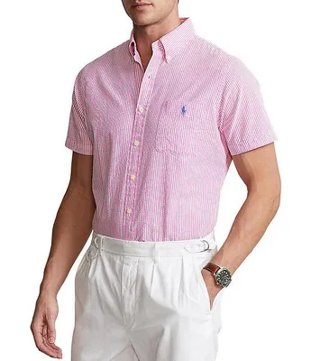 Polo Ralph Lauren RL Prepster Classic-Fit Seersucker Short-Sleeve Woven Shirt