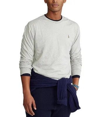 Polo Ralph Lauren Classic-Fit Soft Cotton Long Sleeve T-Shirt