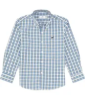 Properly Tied Little Boys 2T-7 Long Sleeve Mallard Plaid Seasonal Sport Shirt